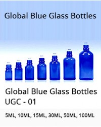 Global Blue Glass Bottles
