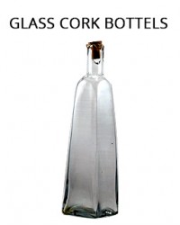 GLASS CORK BOTTELS
