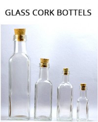 GLASS CORK BOTTELS