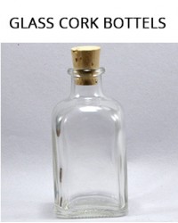 GLASS CORK BOTTELS