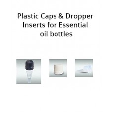 Plastic Caps & Dropper Inserts for Essential Oil Bottles