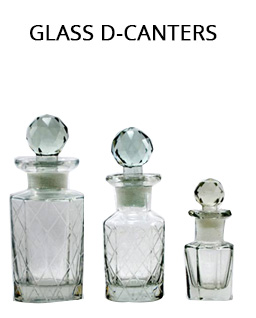 GLASS D-CANTERS