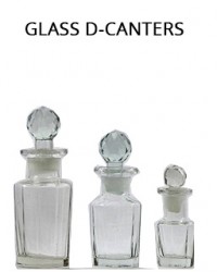 GLASS D-CANTERS