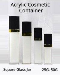 Square Acrylic Lotion Bottle