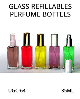 Glass Refillables Perfume Bottels