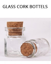 GLASS CORK BOTTELS