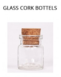 GLASS CORK BOTTELS