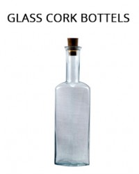 GLASS CORK BOTTELS